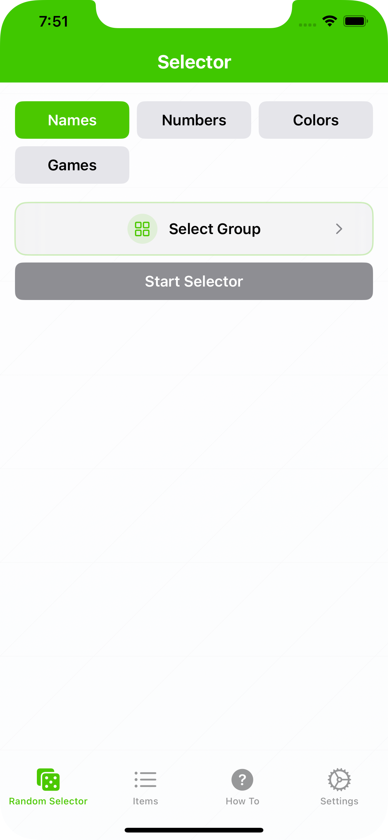 Random Selector picker