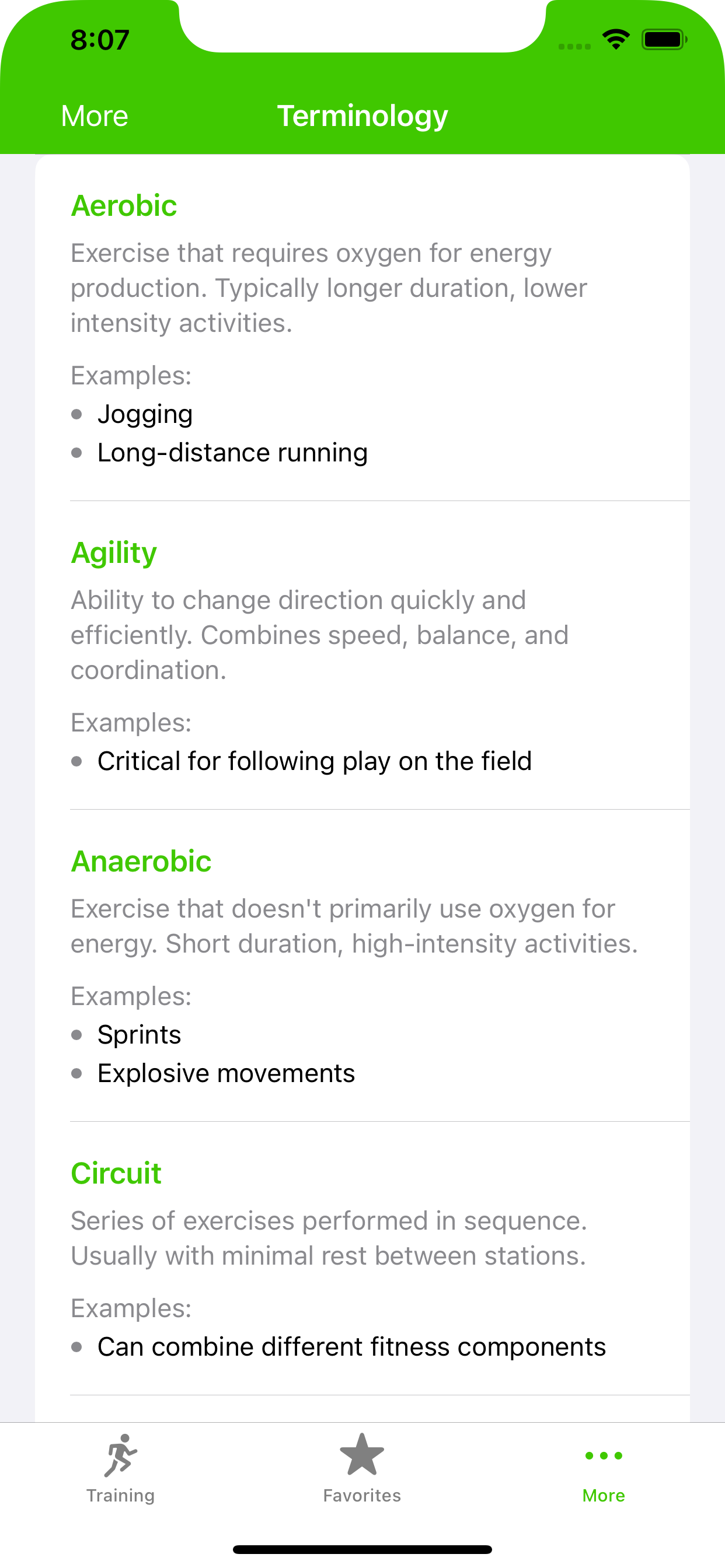 RefTrainer terminology